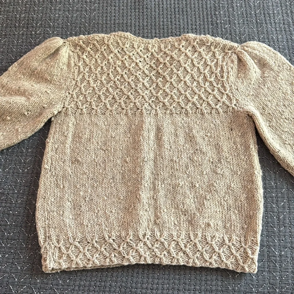 VTG Handknit Wool Cardigan - Picture 8 of 12